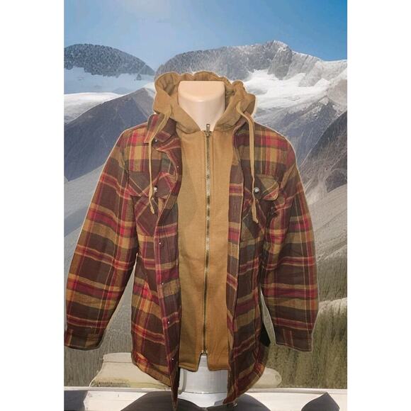 New! Legendary Whitetails Men's Maplewood Hooded Shirt Jacket  size small - Picture 1 of 14